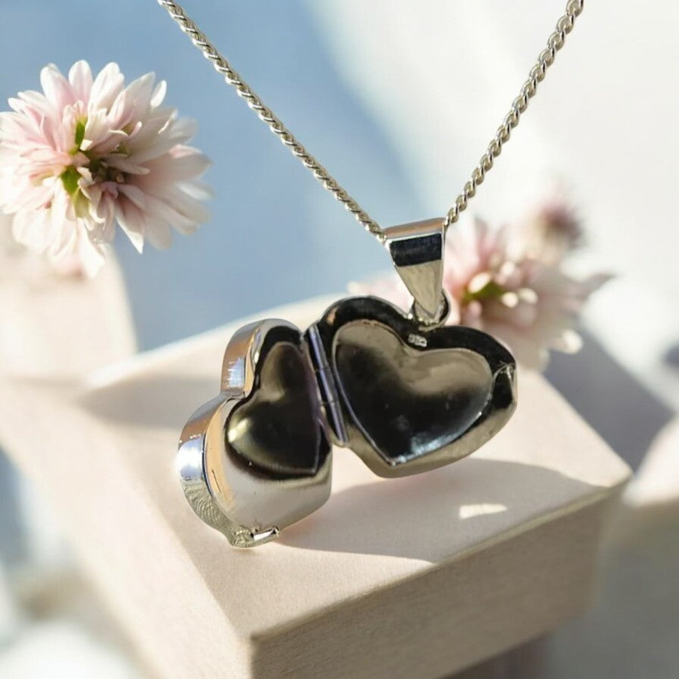 Solid 925 Silver Heart Locket