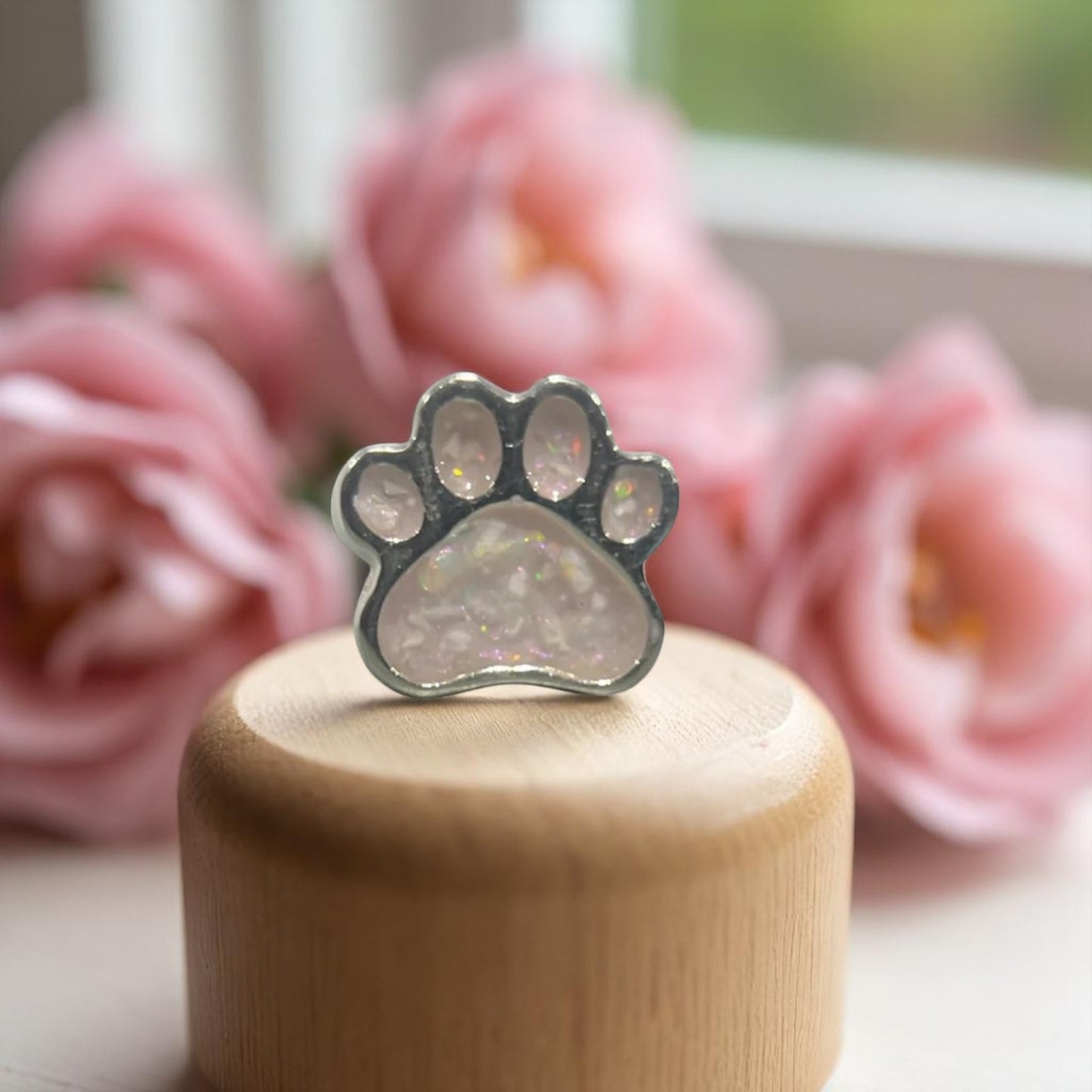 Solid 925 Silver Dog Paw Charm