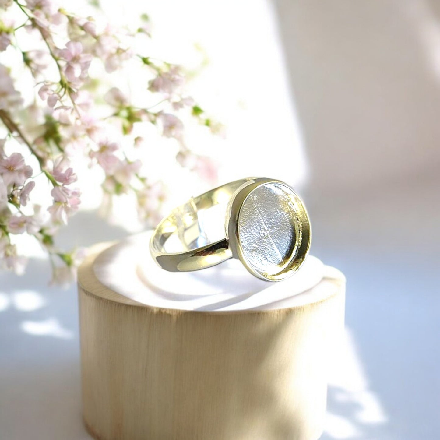 Oval Solid 925 Silver Ring