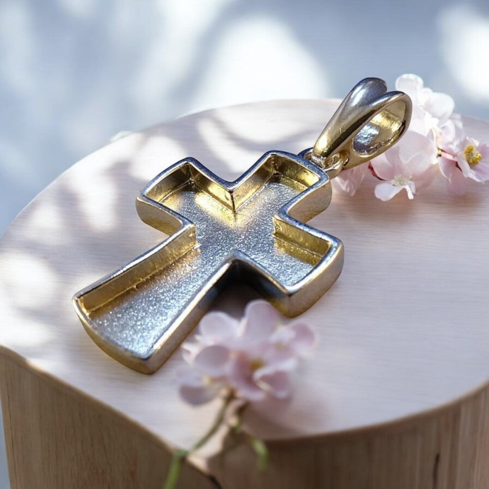 Chunky Solid 925 Silver Cross