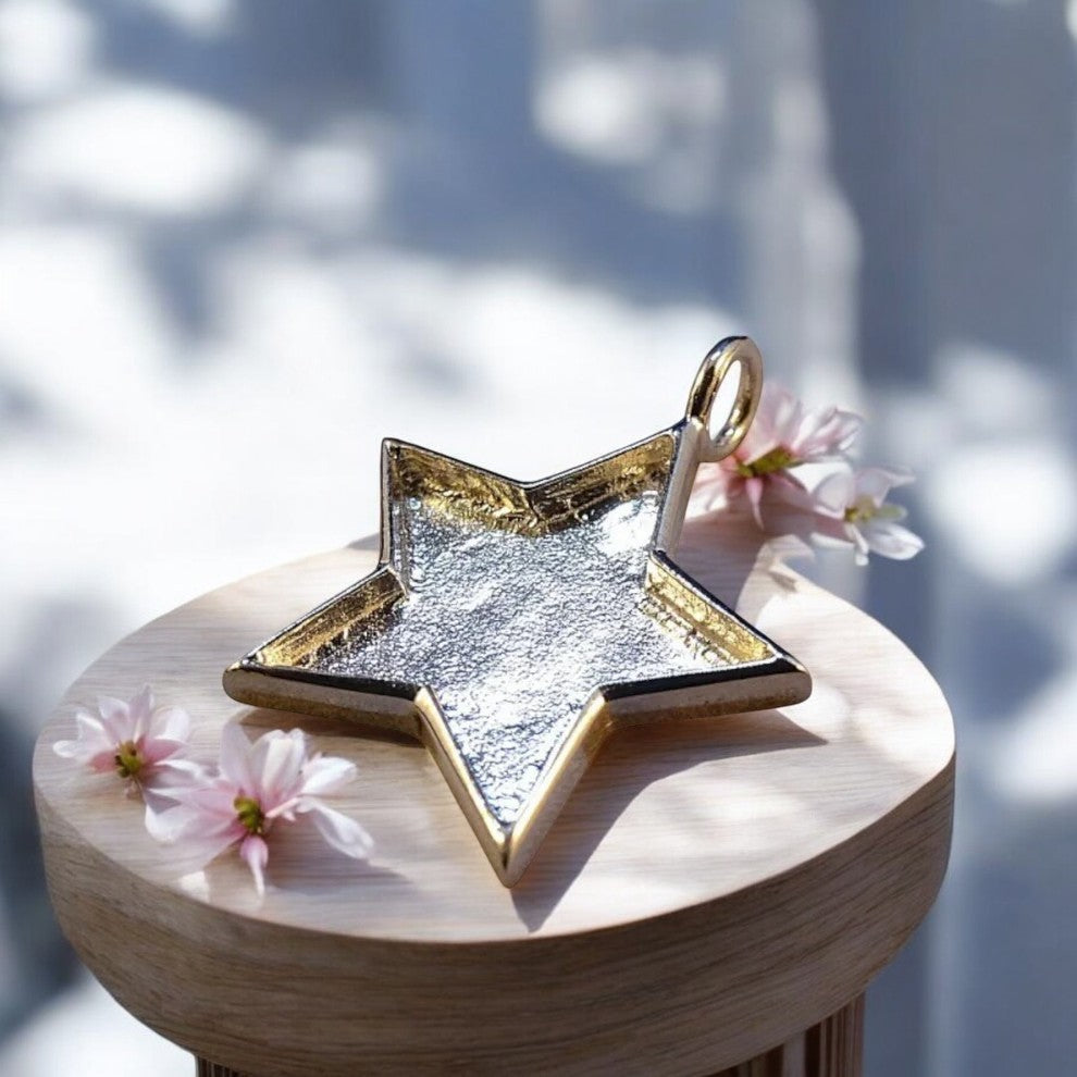 Solid 925 Silver Star Pendant