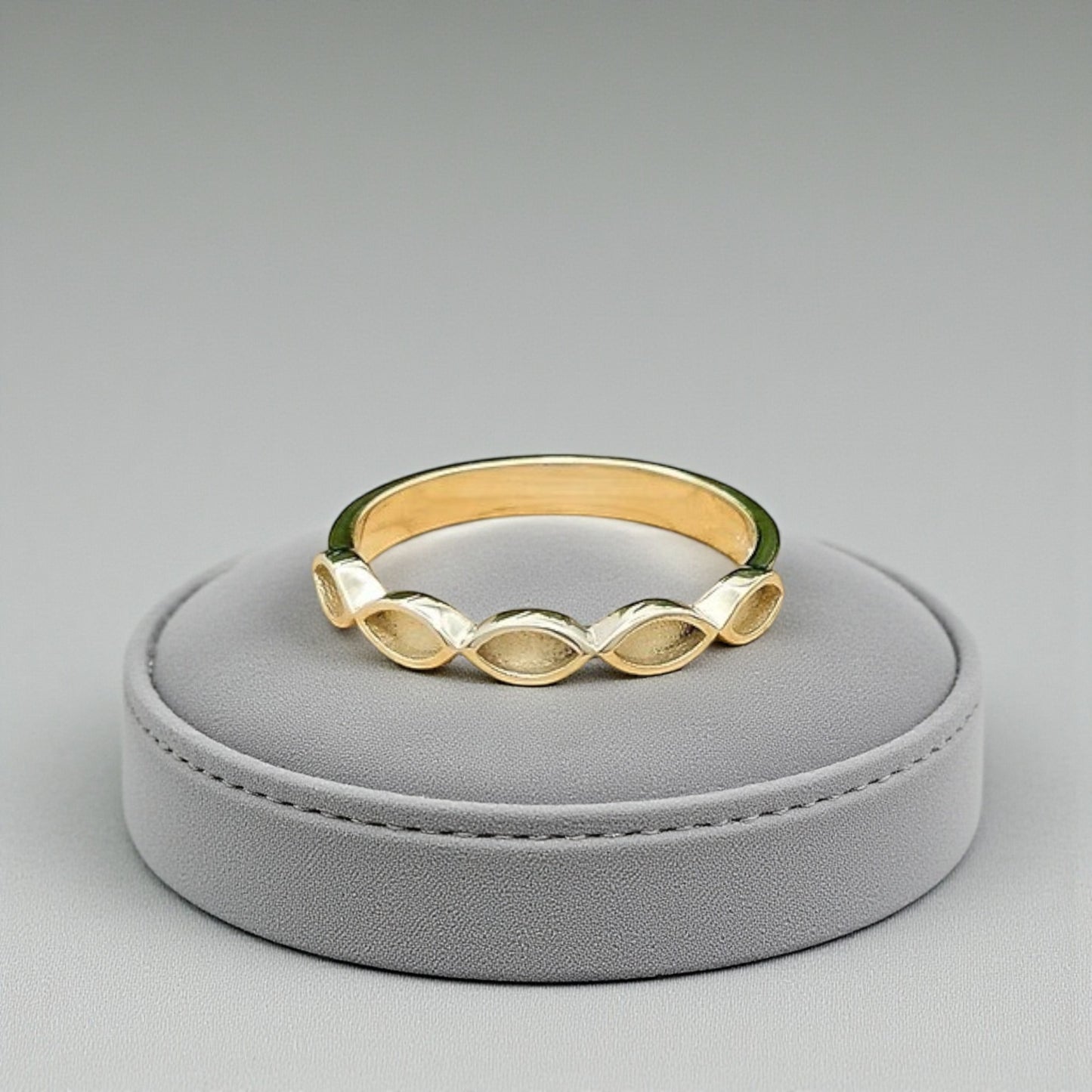 9ct gold ashes memorial ring, handcrafted in Lancashire, UK
