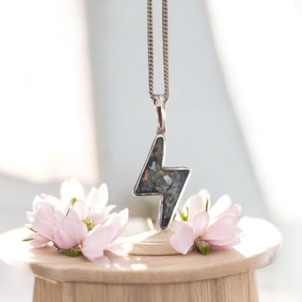 Lightning Bolt (Ziggy) 925 Silver Pendant