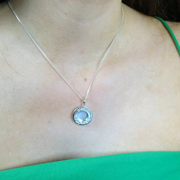 Always In My Heart Solid Silver Memorial pendant