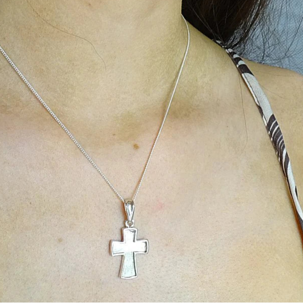 Chunky Solid 925 Silver Cross