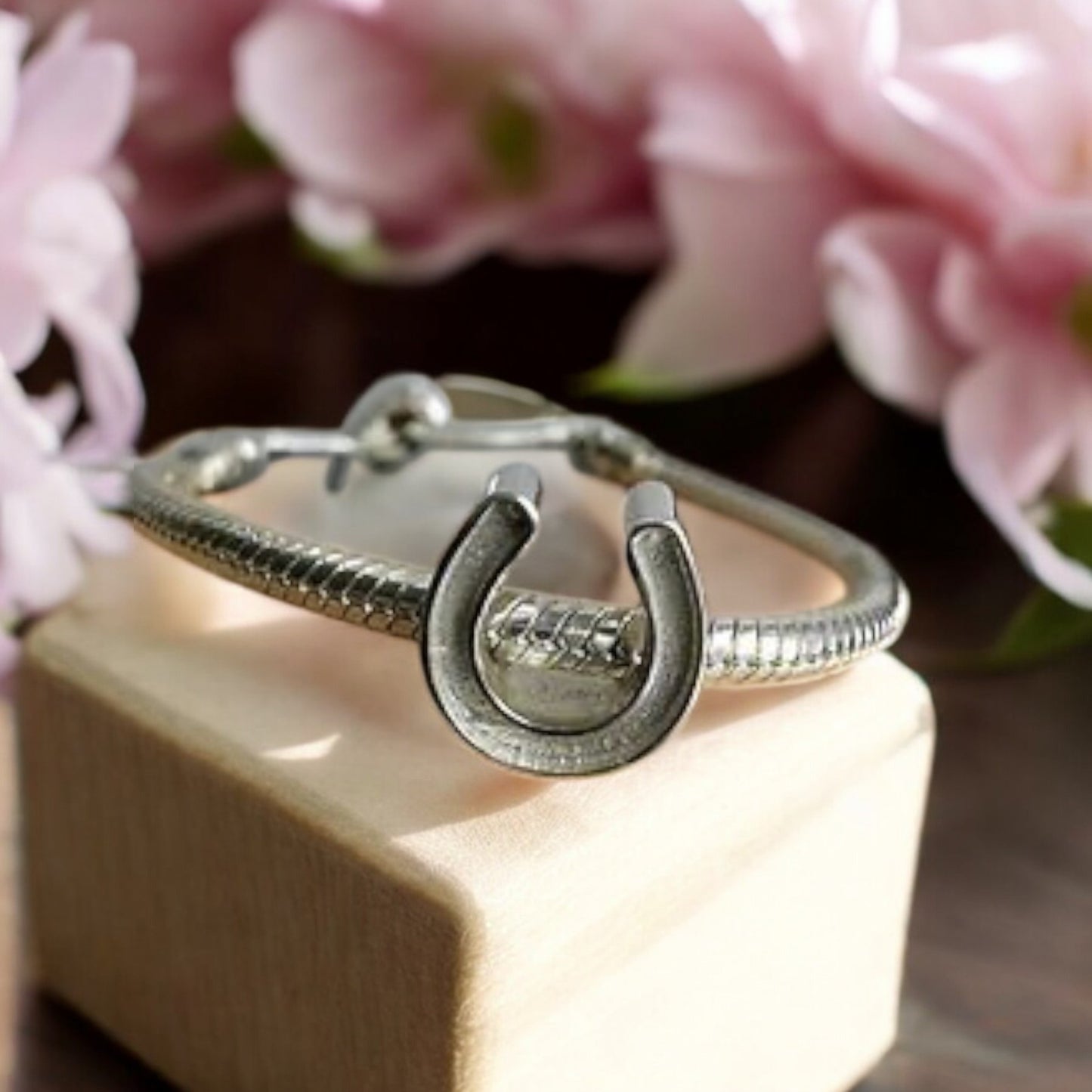 925 Silver Horse Shoe Bracelet Charm