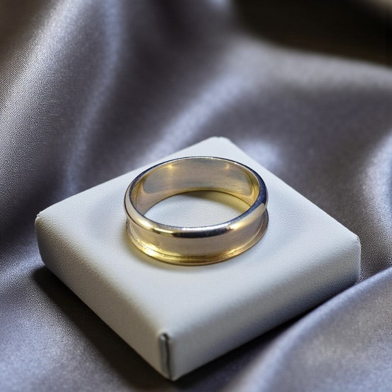 Men's full band ashes ring, made in Lancashire