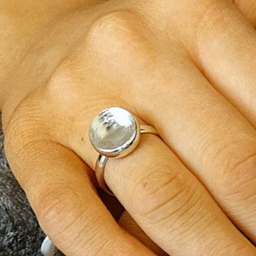 Oval Solid 925 Silver Ring
