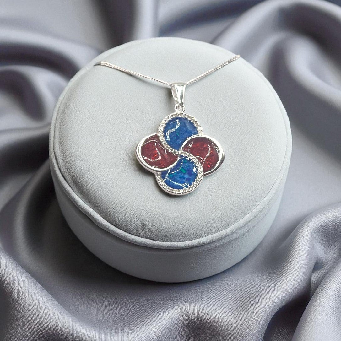 Silver Memorial pendant, handcrafted in Lancashire, UK