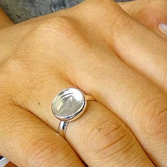 925 Silver Ring with 10mm Round Setting