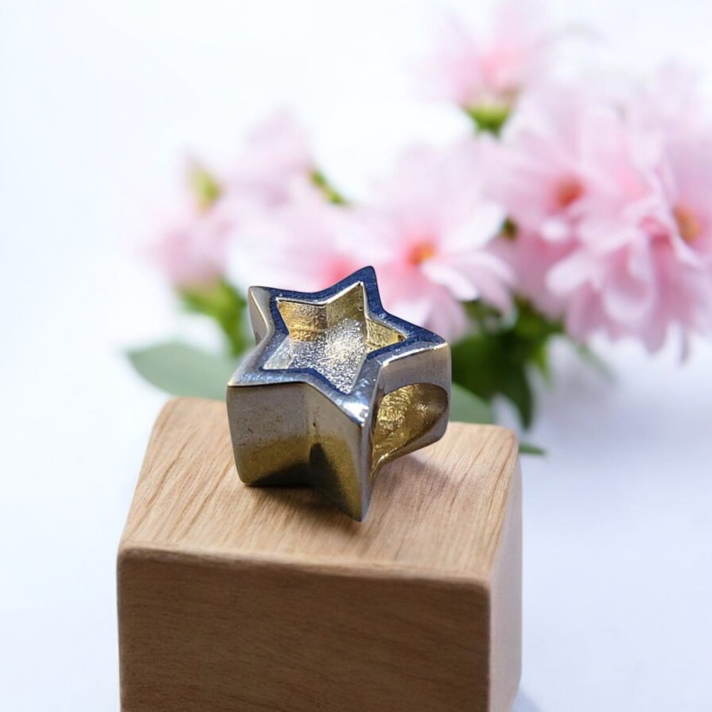 925 Silver Star Charm Bead