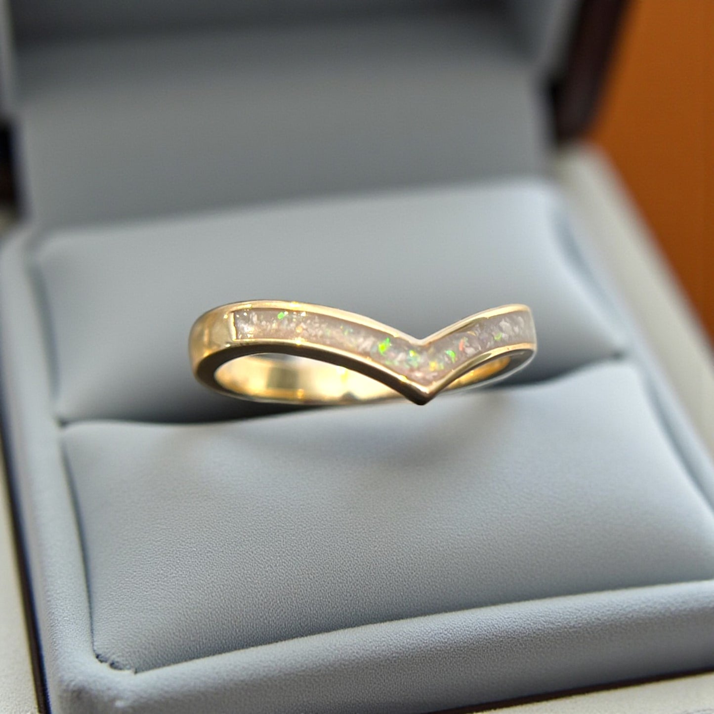 Wishbone ring in 9ct Gold **MADE TO ORDER**