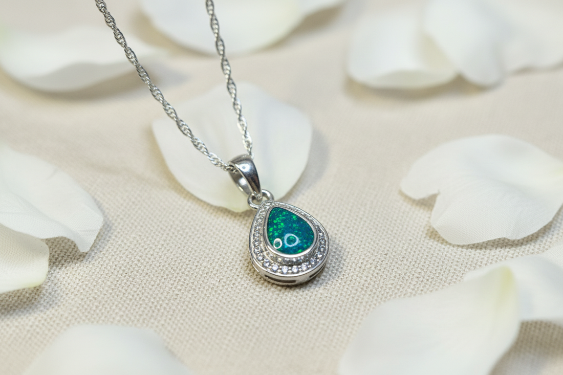 Seraph Glow Pendant by Keepsake Memorial Jewellery, handcrafted in Lancashire UK