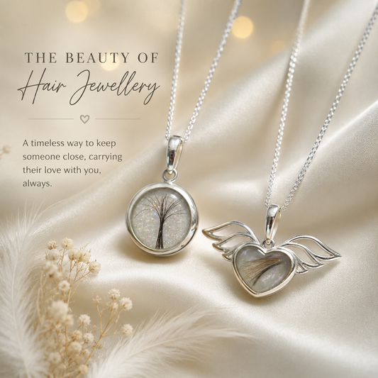 the beauty of hair jewellery