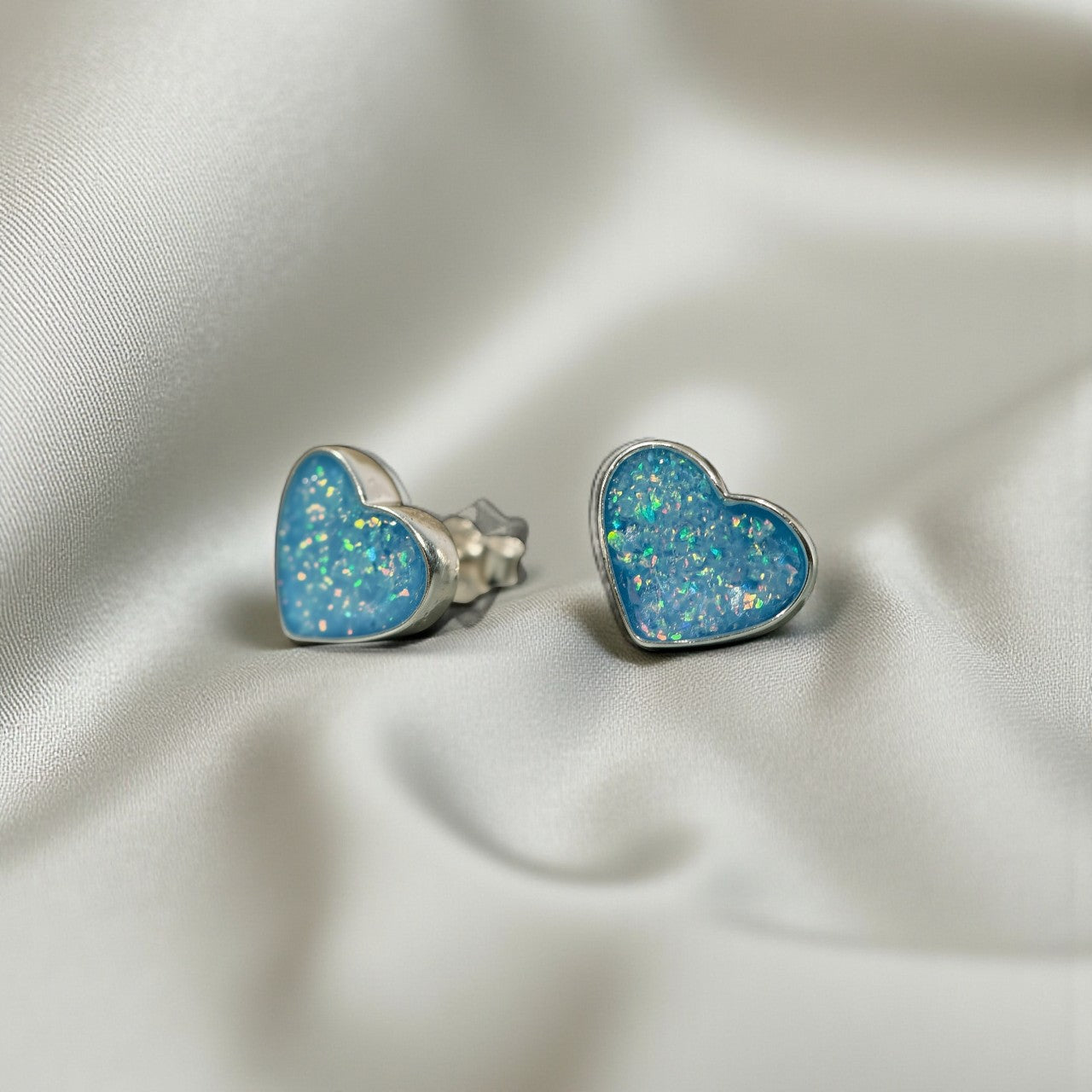 Silver rope edge keepsake earrings, handcrafted in Lancashire