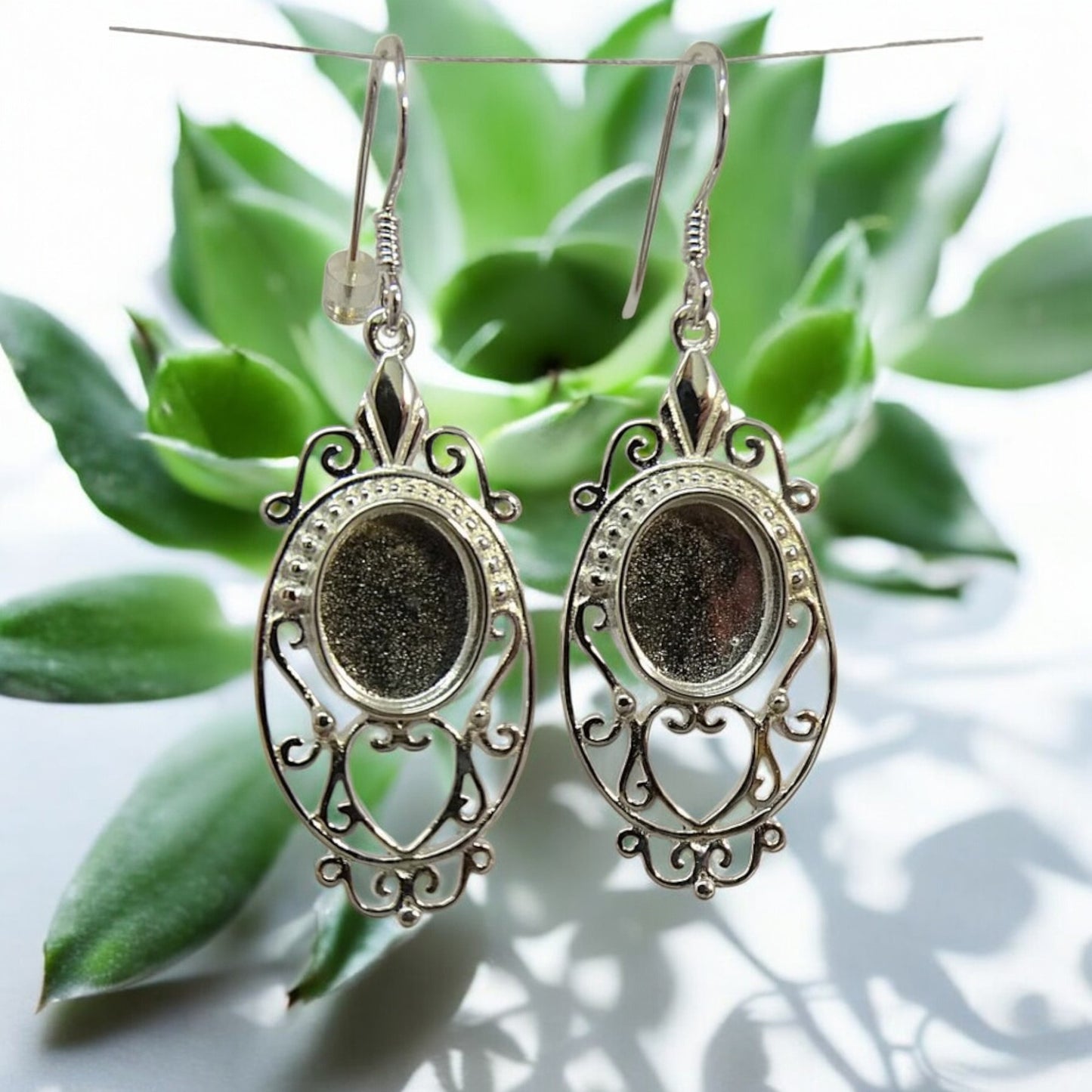 Antique Finished solid 925 silver Earrings