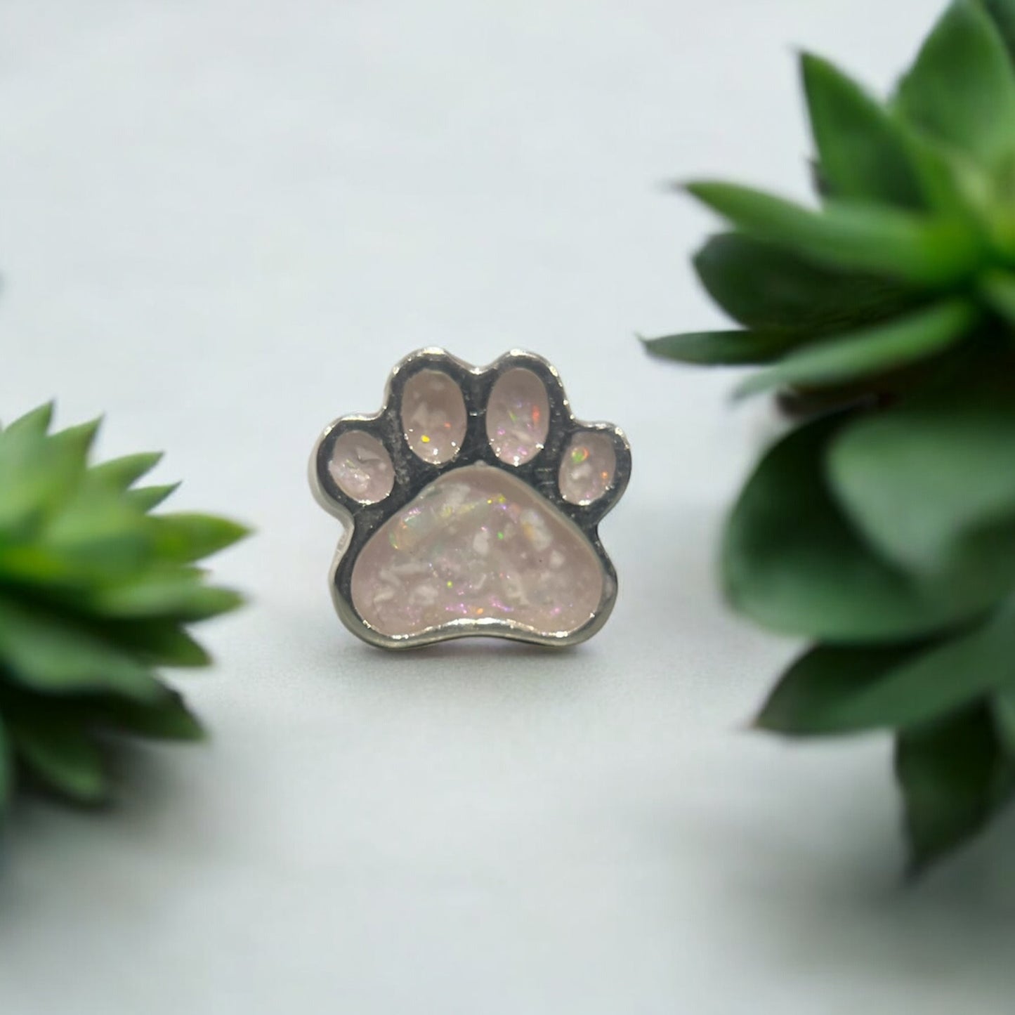 Solid 925 Silver Dog Paw Charm