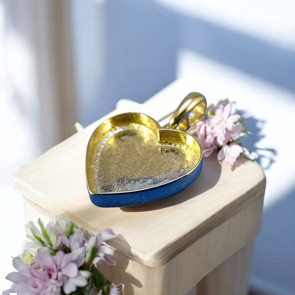 Solid 9ct Gold Heart Pendant
