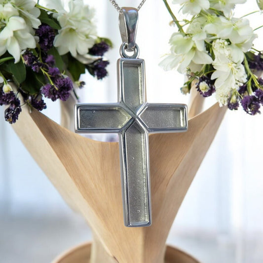 Heavy Gents Solid 925 Silver Cross