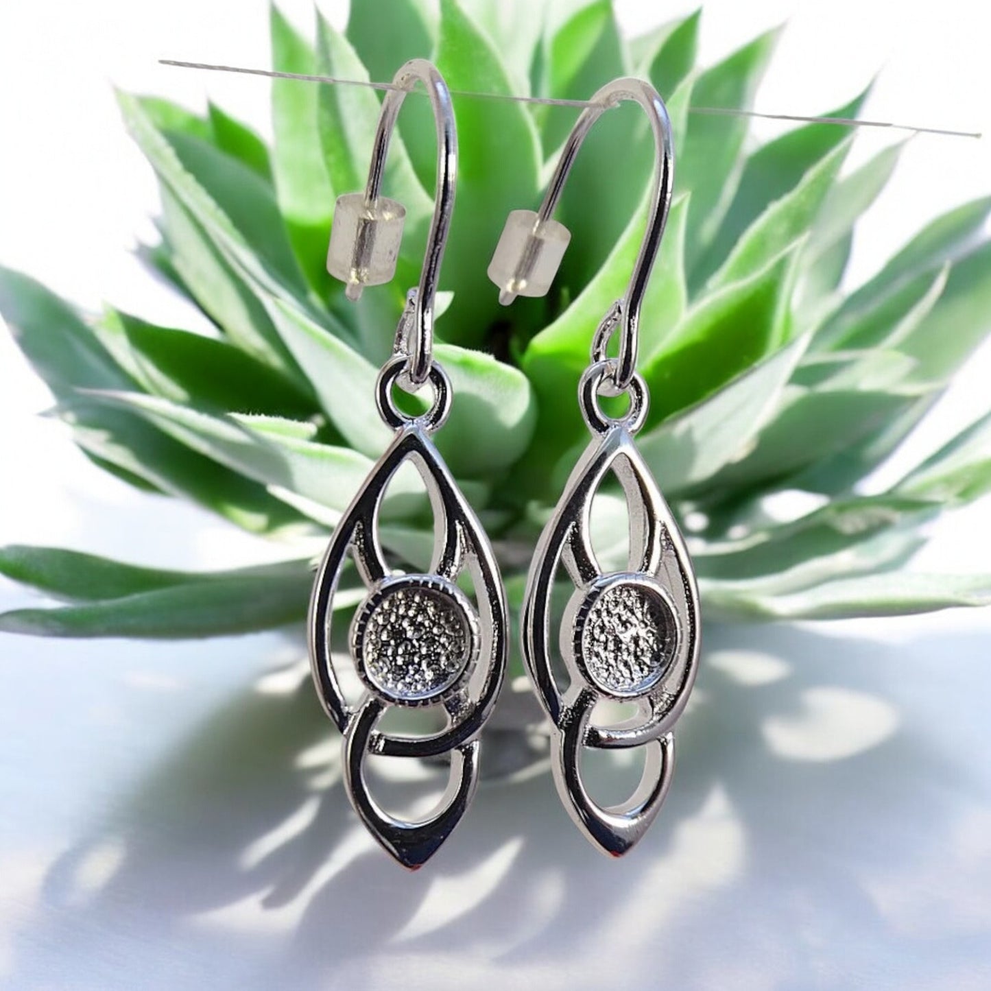 Beautiful Solid Silver Celtic Earrings