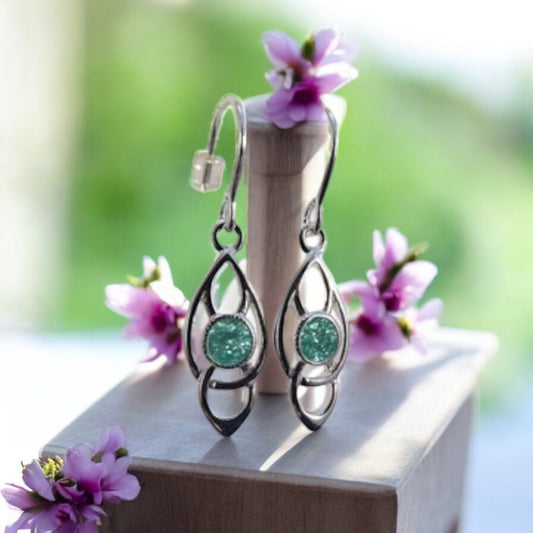 Beautiful Solid Silver Celtic Earrings
