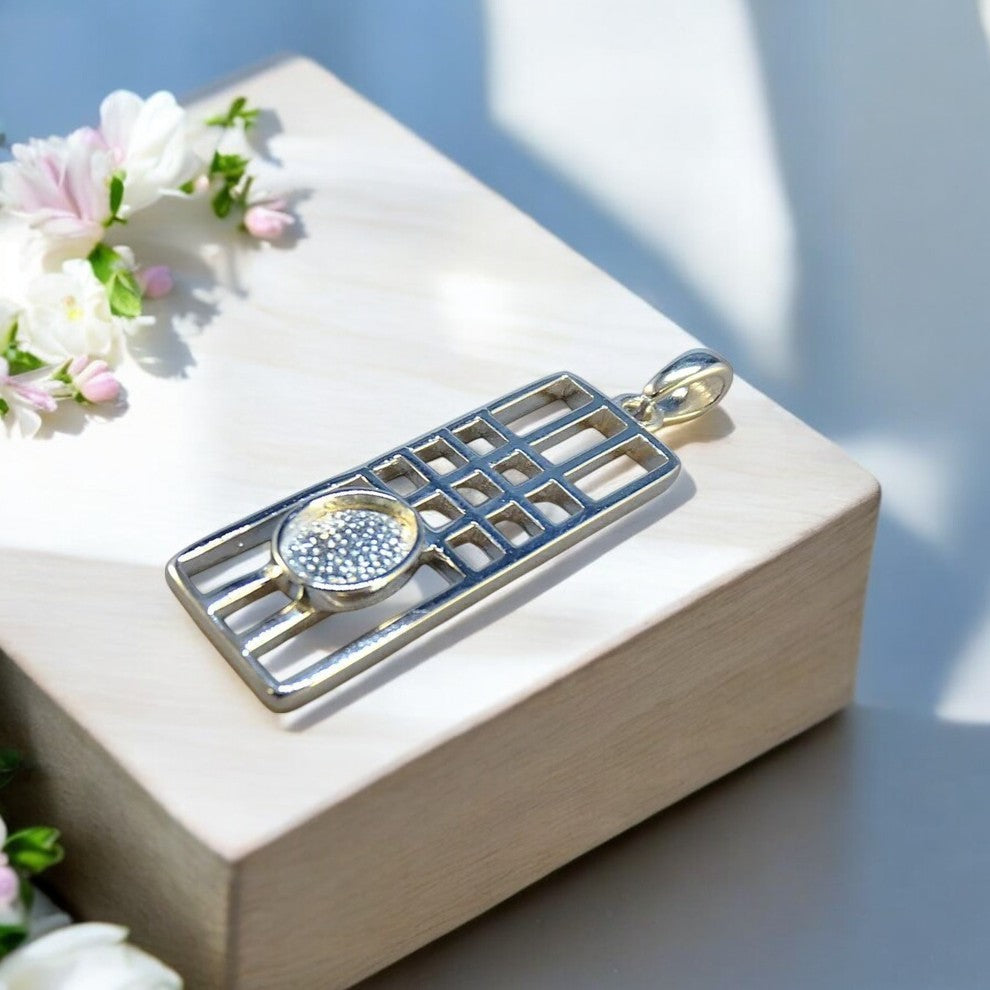 Rene Mackintosh Style solid silver Pendant