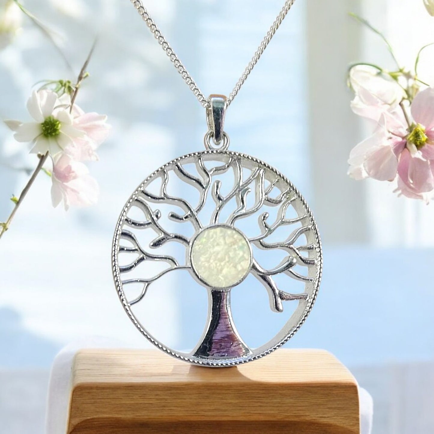 Solid silver 925 tree of life pendant