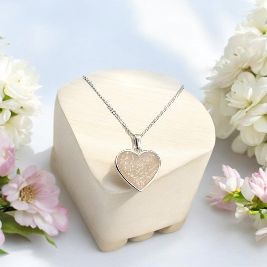 Solid 925 Silver Heart Pendant