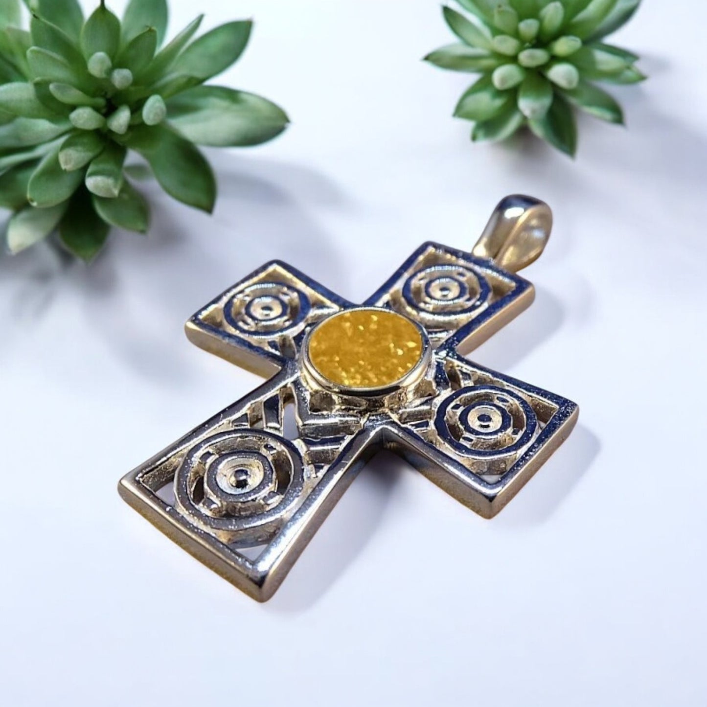Celtic Cross Pendant 925 Silver