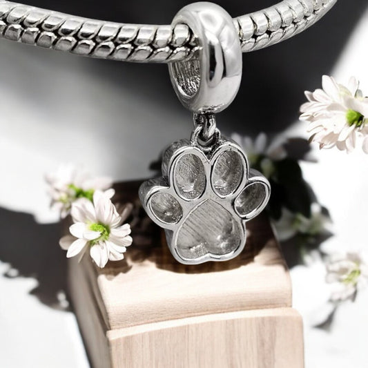 Dog Paw Dangle Charm