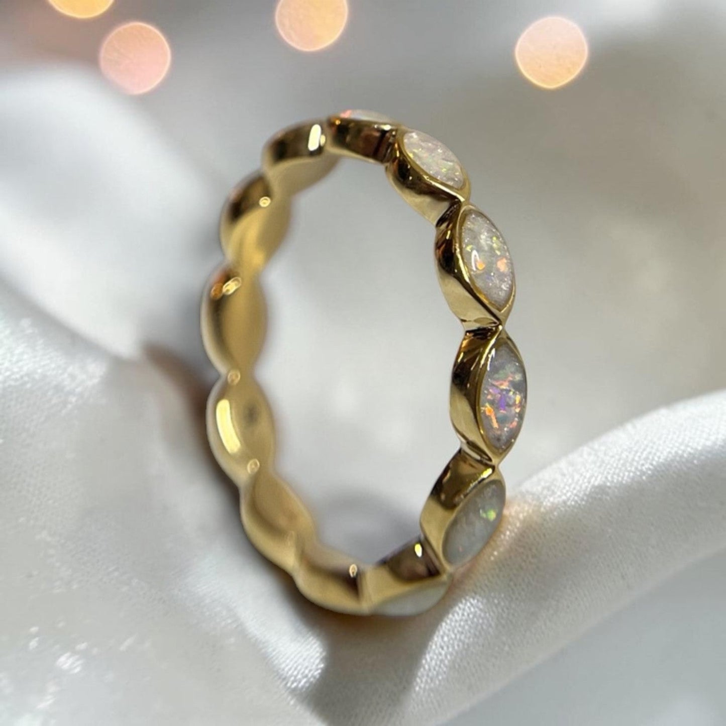 9ct gold ashes memorial ring, handcrafted in lancashire 