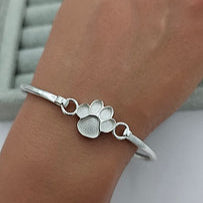Silver ashes memorial bangle, handcrafted in Lancashire, UK