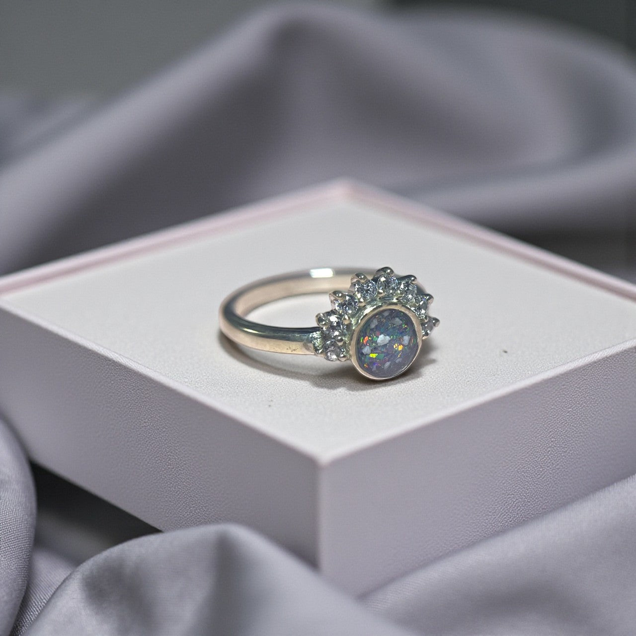 silver memorial ring, handcrafted in lancashire uk