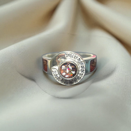 Silver Horse shoe 'Fred' Ring