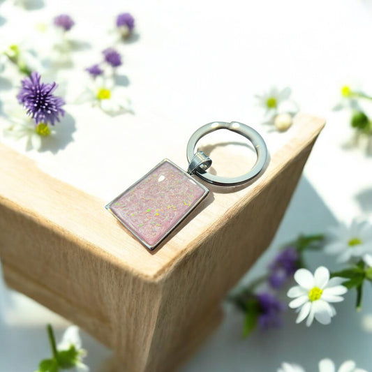 Stainless Steel Rectangle Keyring