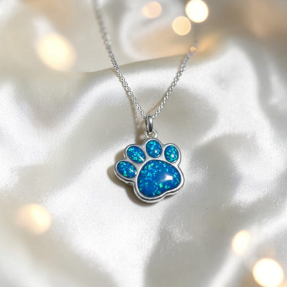 Daisy Pendant - silver dog paw memorial ashes pendant , handcrafted in Lancashire UK - Keepsake Memorial Jewellery