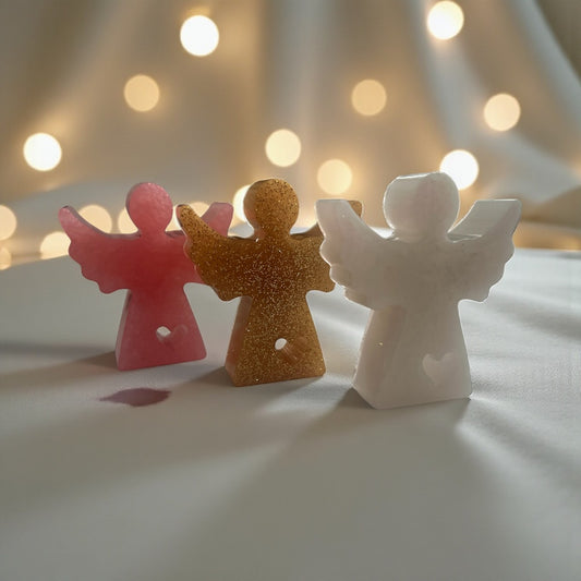 Guardian Angel figurine, handcrafted in Lancashire, UK