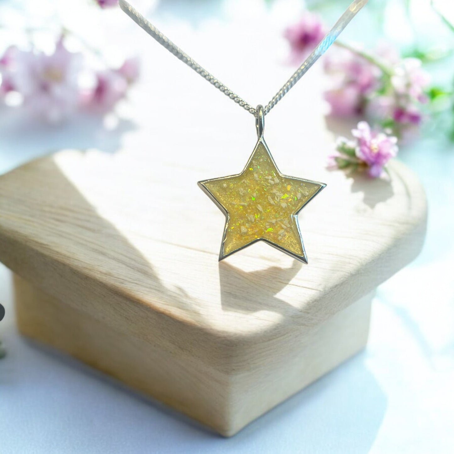Solid 925 Silver Star Pendant
