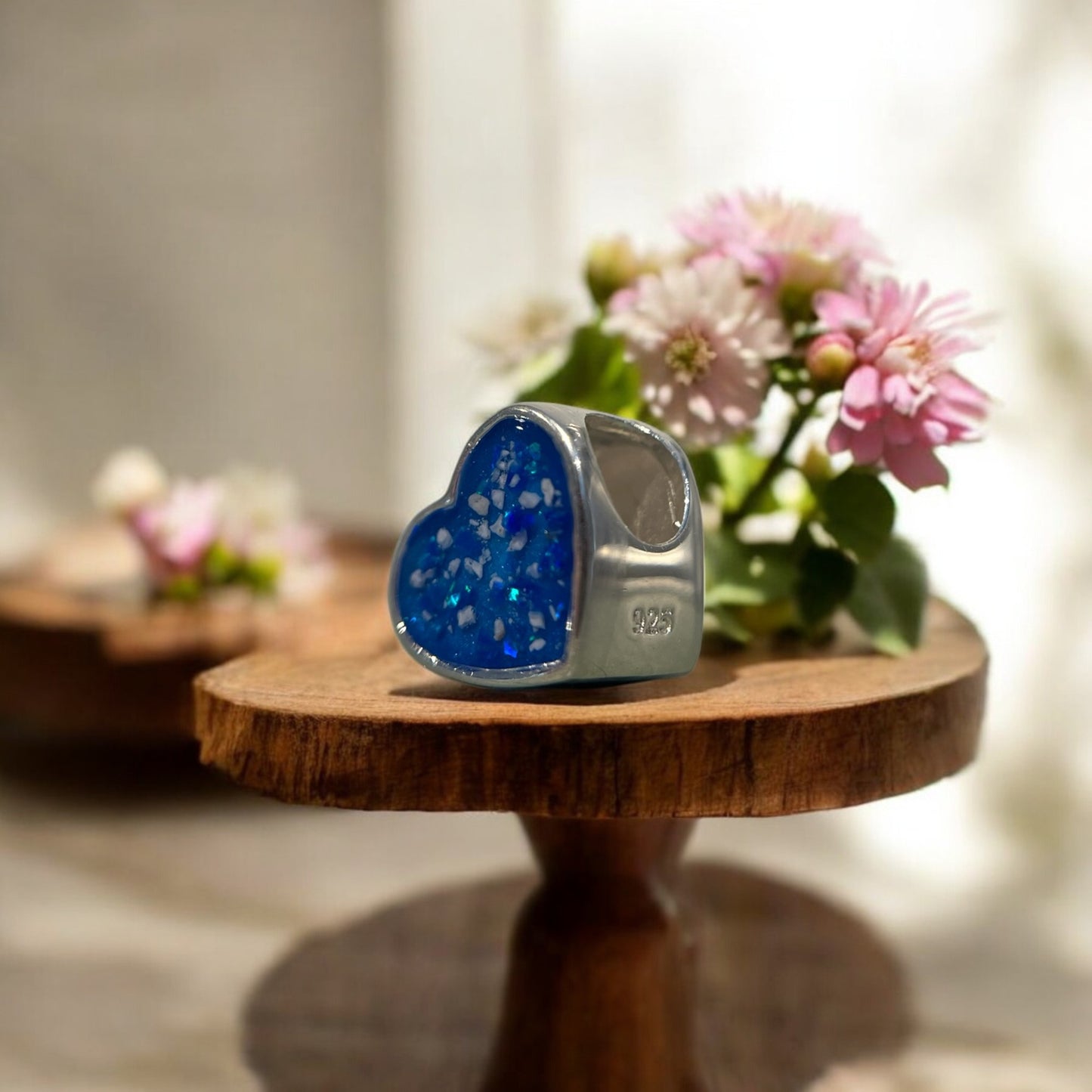 Solid 925 Silver Heart Charm
