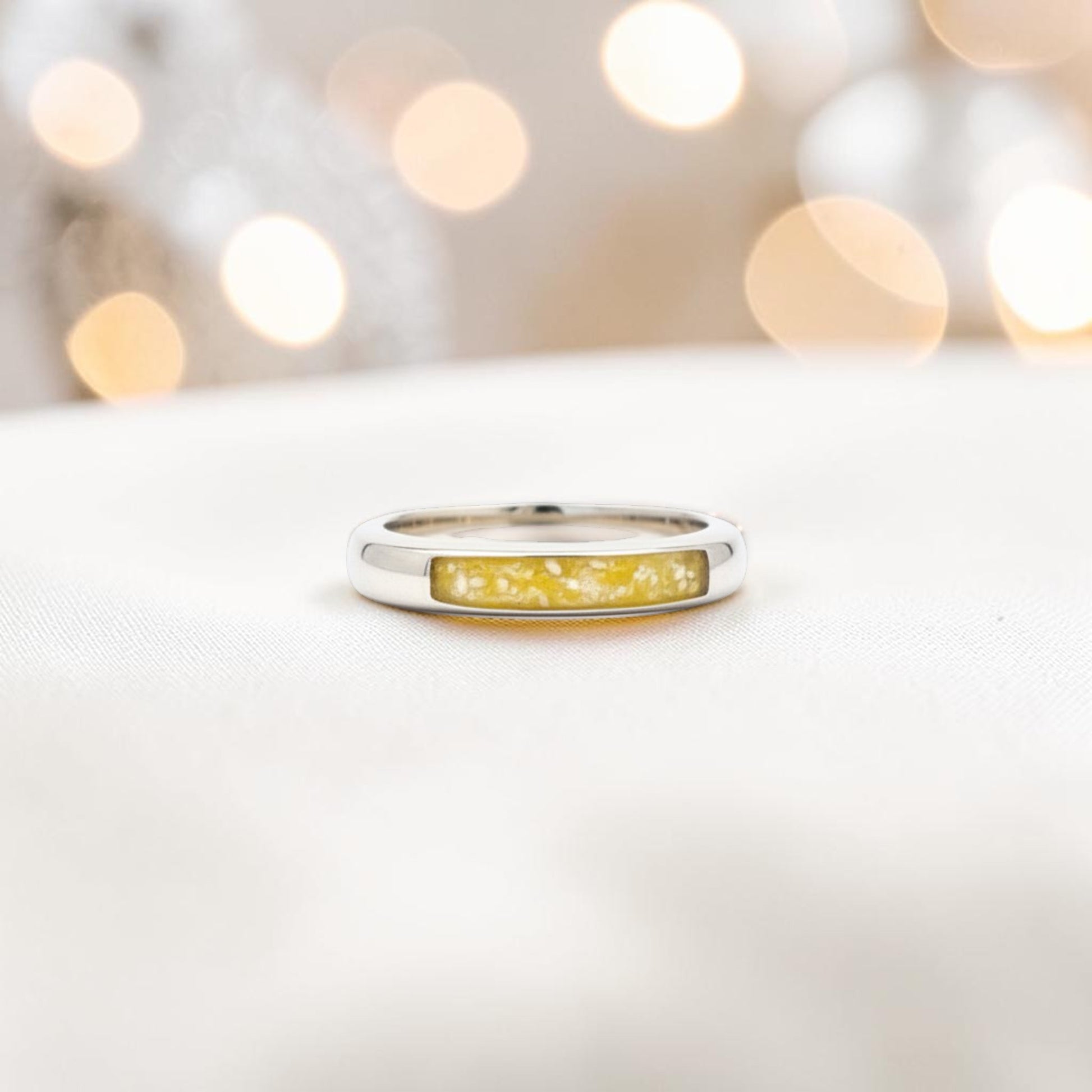 Ivy Ring — silver wishbone ashes memorial ring, handcrafted in Lancashire, UK