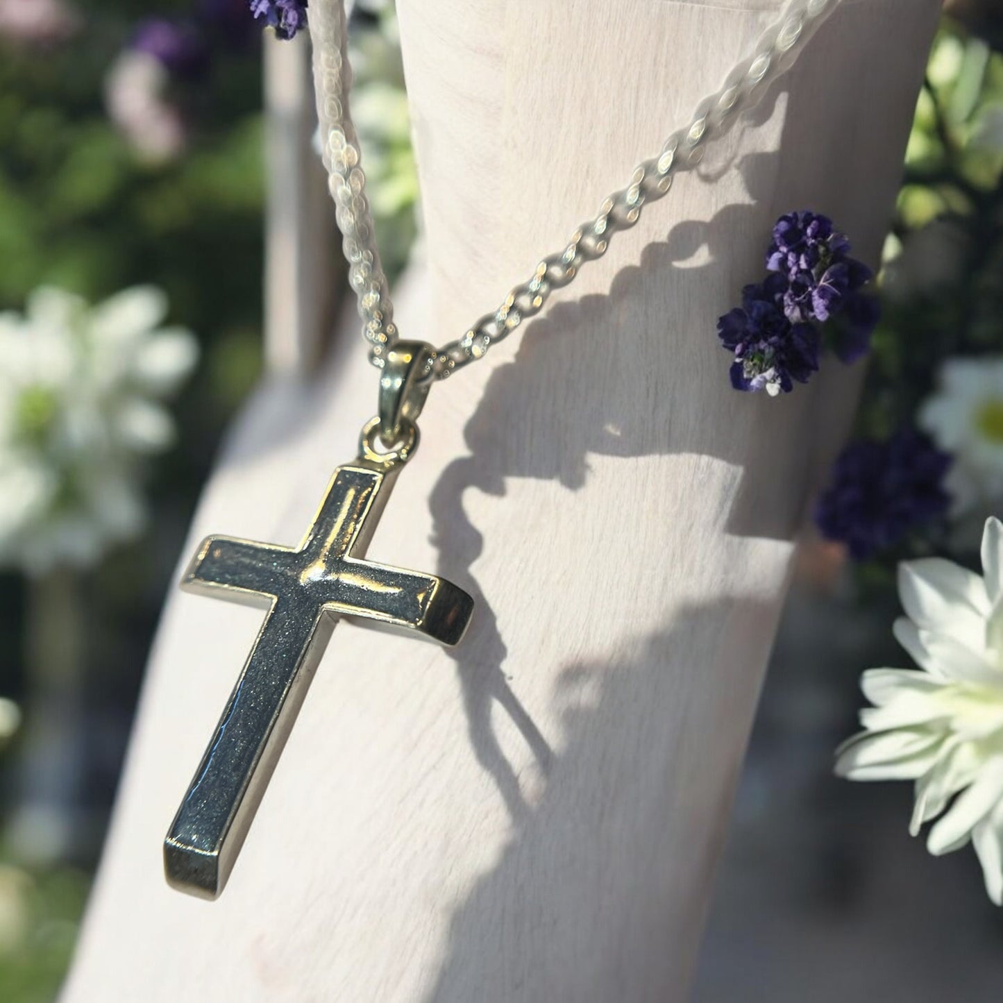 Gents Heavy 3D Cross Pendants 925 Silver