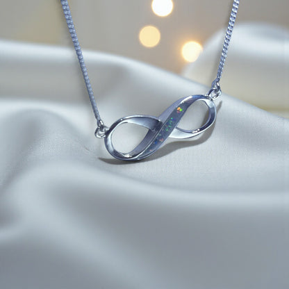 Nunki infinity memorial pendant, handcrafted in Lancashire UK - by Keepsake Memorial Jewellery