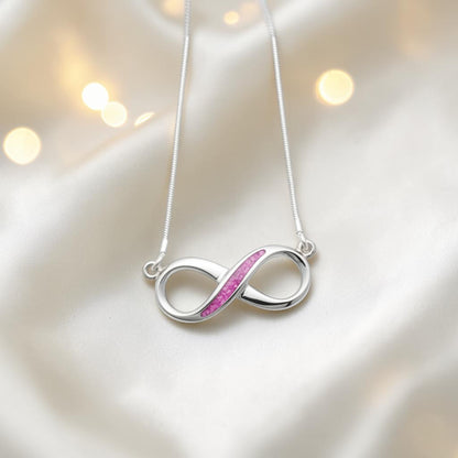 Nunki infinity memorial pendant, handcrafted in Lancashire UK - by Keepsake Memorial Jewellery