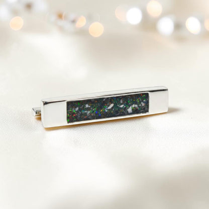 Venus Stock Pin — silver bar ashes memorial pin, handcrafted in Lancashire, UK - by Keepsake Memorial Jewellery