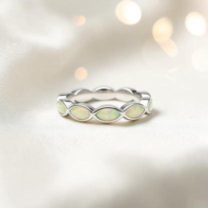 Amara Band — silver full band keepsake memorial ring, handcrafted in Lancashire, UK
