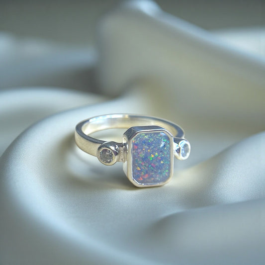 silver memorial ring handcrafted in lancashire, uk