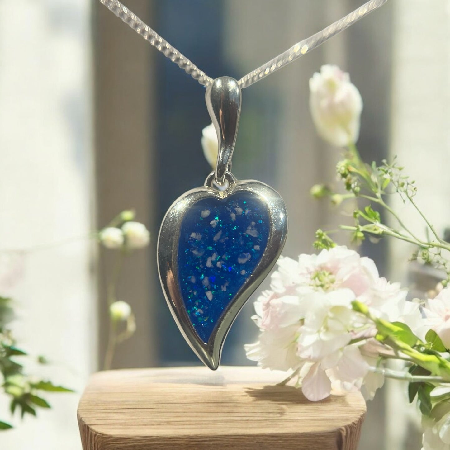 Solid 925 Silver Stylish Heart Pendant
