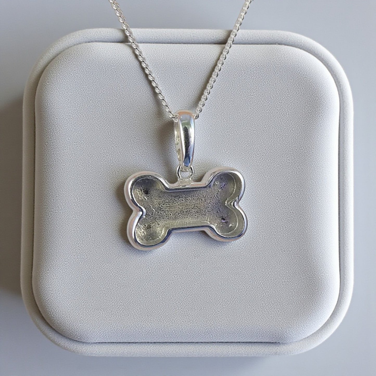 Dog Bone Pendant memorial ashes pendant, Lancashire, UK