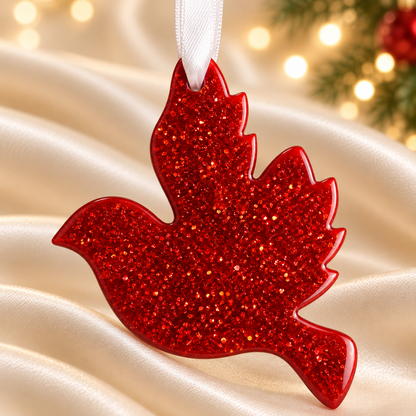 Keepsake Memorial Jewellery Resin Dove Hanging Ornament