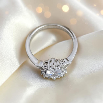 dew drop memorial ashes keepsake ring, handcrafted in lancashire